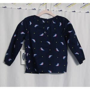 Old Navy Baby Girl Shirt 6-12 Months NWT Birds and Hearts